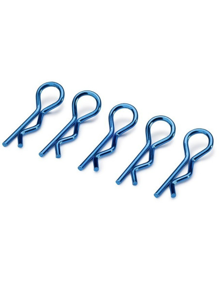 Body Clips small/blue (10 pcs)