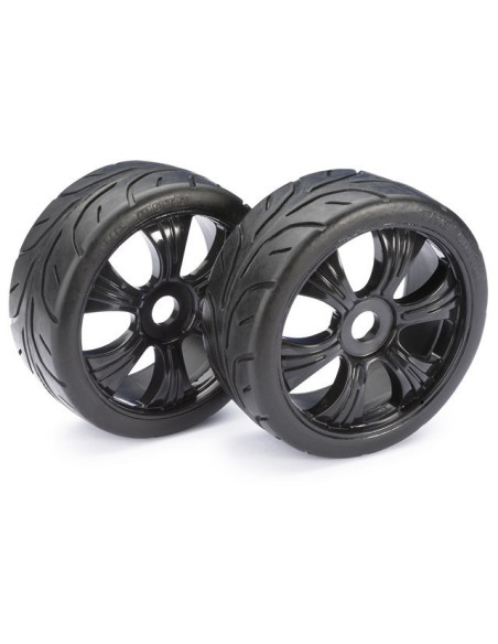 Wheel Set LP Buggy äStreetô black 1:8 (2 pcs)