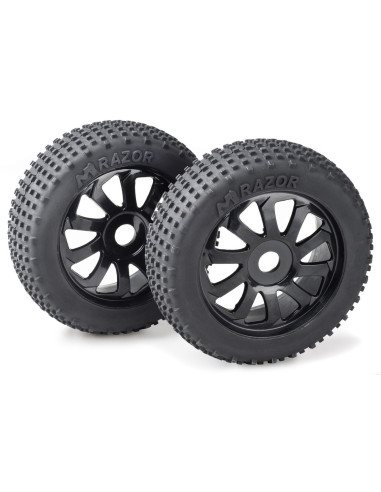 "Wheel Set Buggy ""Razor"" 10 Spoke / Dirt black"