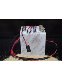 LED set white/red with... 2