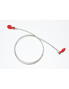 Steel wire rope with hooks...