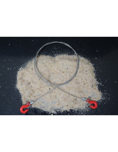Steel wire rope with hooks 1:10