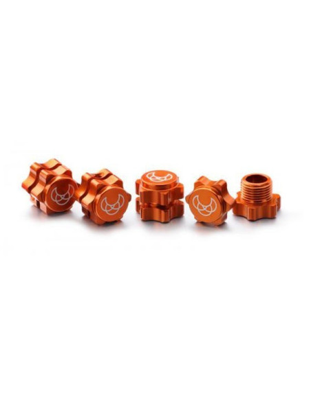 Wheel Hub Set 17mm orange (4)