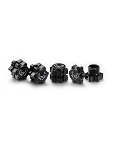 Wheel Hub Set 17mm black (4)