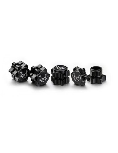 Wheel Hub Set 17mm black (4)