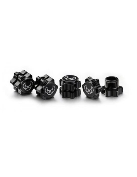 Wheel Hub Set 17mm black (4)