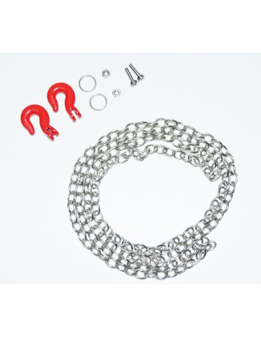 Steel chain and hook set 1:10