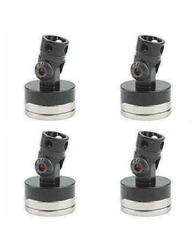 Magnetic body mount system, black (single post)