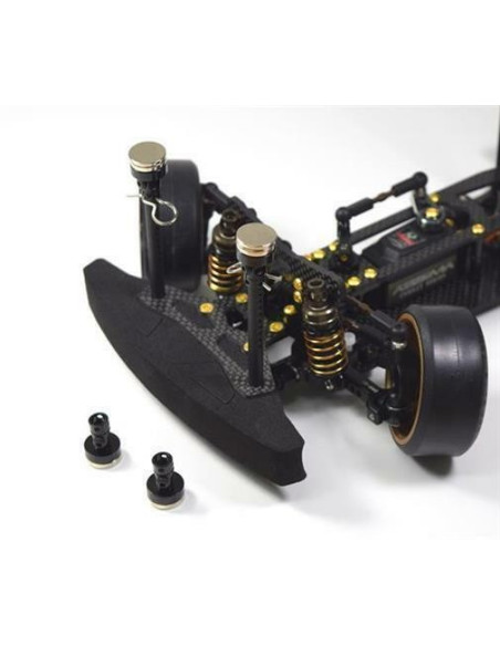 Magnetic body mount system, black (single post)