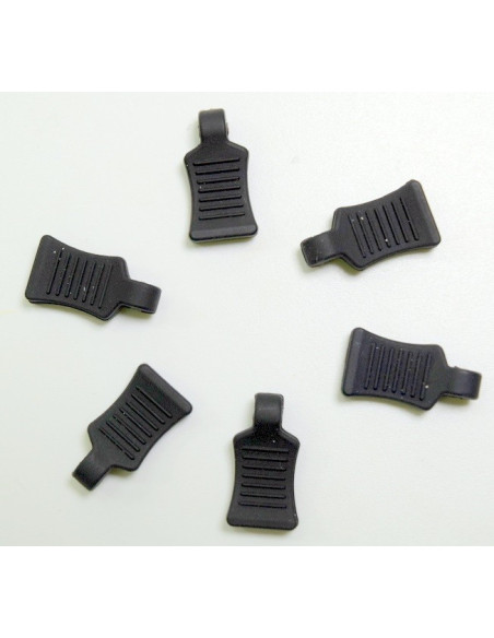 Rubber Pin Grip - black (6)
