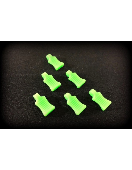 Rubber Pin Grip - neon green (6)