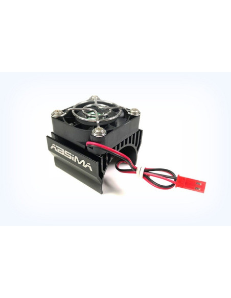 Metal Top Heatsink with fan for 1:8 up to ø40mm , black