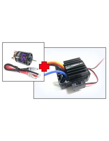 Electric Motor "Thrust B-Spec" 45T + 1:10 Brushed ESC 40A