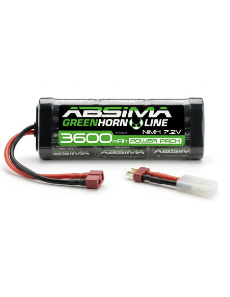 Greenhorn Vol.2 NiMH 7.2V 3600 (T-Plug + Tamiya Adaptor)