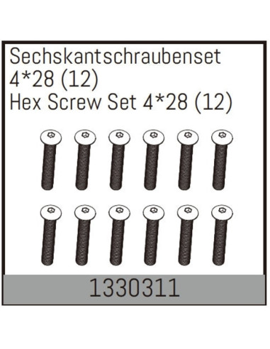 Hex Screw Set 4*28