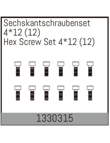 Hex Screw Set 4*12