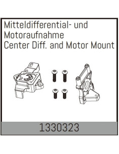 Center Diff. and Motor Mount