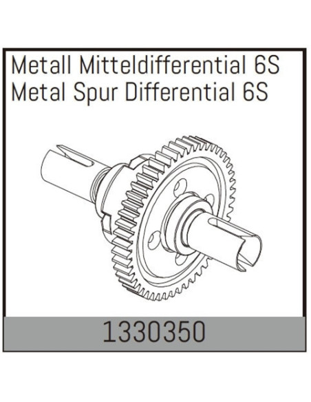 Metal Spur Differential 6S