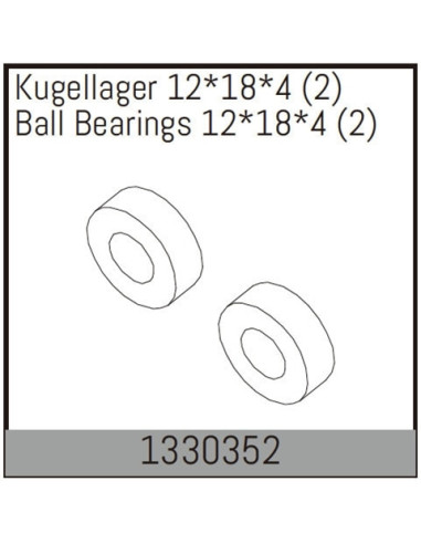 Ball Bearings 12*18*4