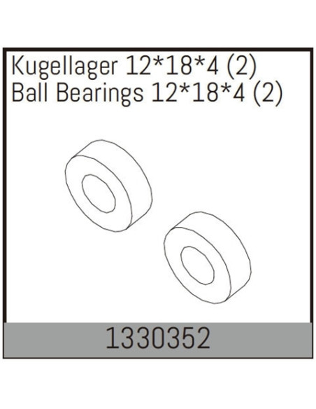 Ball Bearings 12*18*4