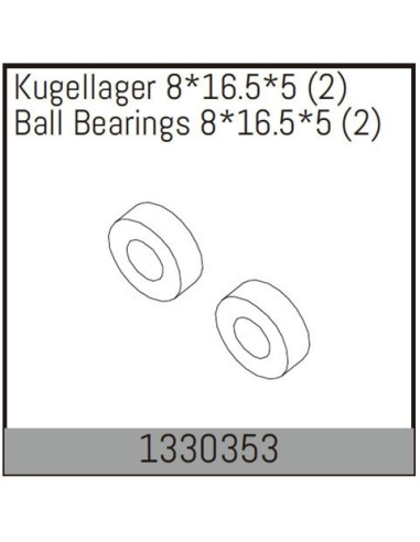 Ball Bearings 8*16.5*5