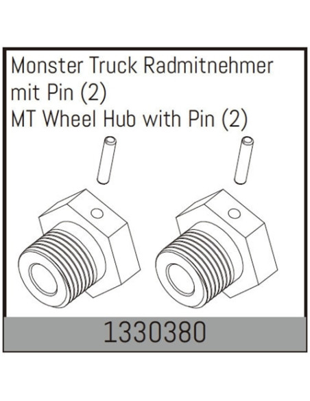 MT Wheel Hub with Pin