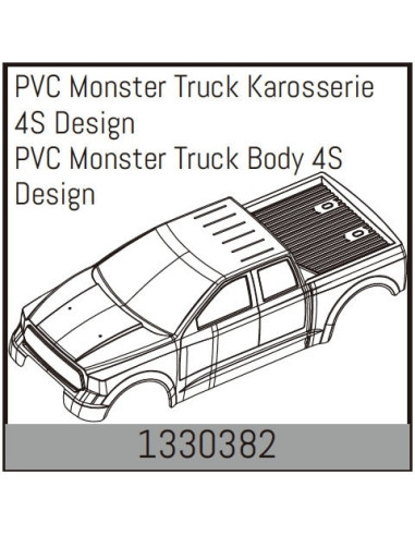 PVC Monster Truck Body 4S Design