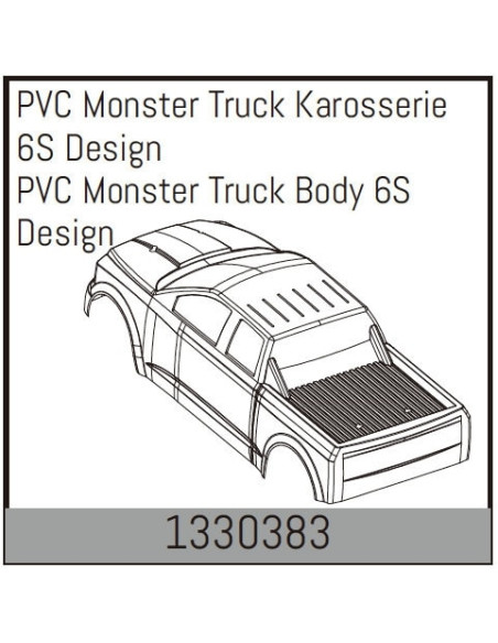 PVC Monster Truck Body 6S Design
