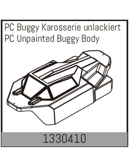 PC Unpainted Buggy Body