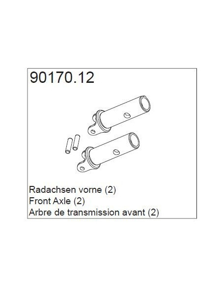 90170.12 Front axle Flash 3.0 GM Racing (2)