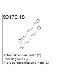 90170.18 Rear dogbones...