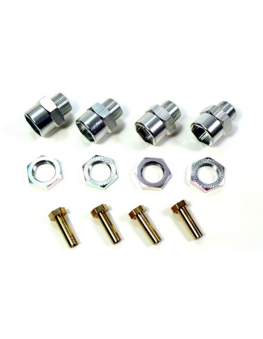 1:10 Alu. 12mm to 17mm extension rims hub
