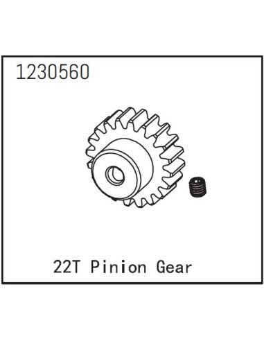 Pinion Gear 22T