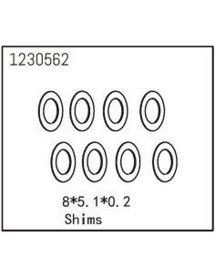 Shims 8x5.1x0.2
