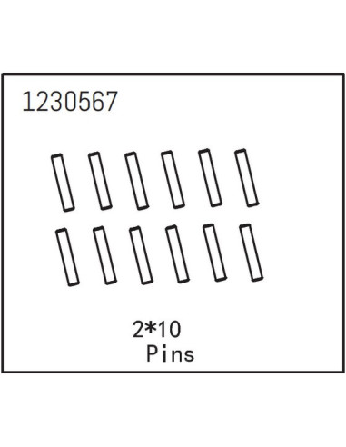 Pins 2x10