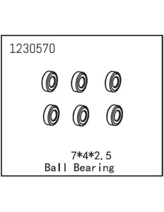 Ball Bearing 7x4x2.5