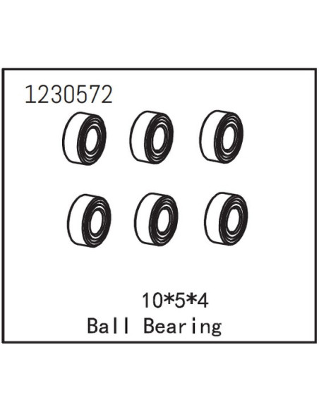 Ball Bearing 10x5x4