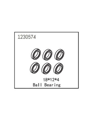Ball Bearing 18x12x4
