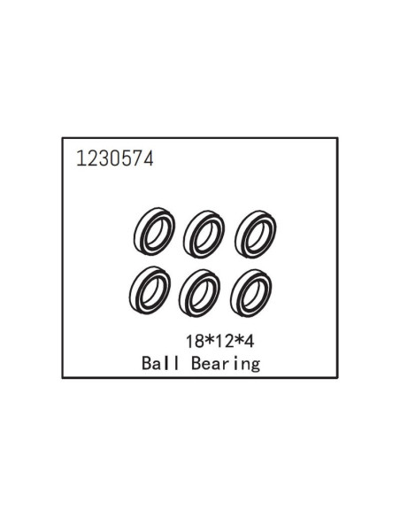 Ball Bearing 18x12x4