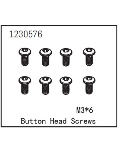 Button Head Screw M3x6