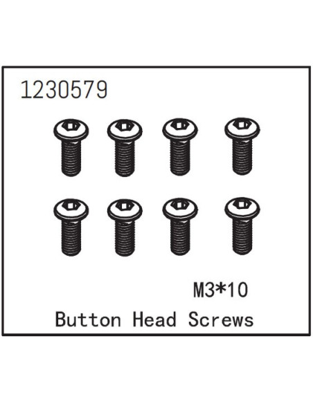 Button Head Screw M3x10