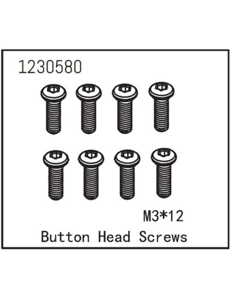 Button Head Screw M3x12