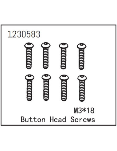 Button Head Screw M3x18