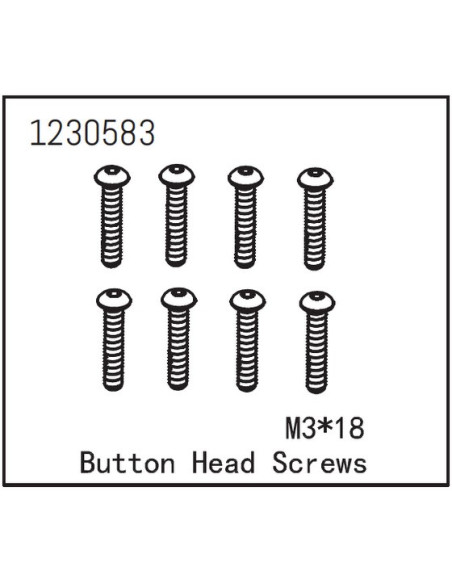 Button Head Screw M3x18