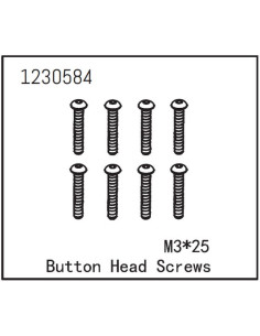 Button Head Screw M3x25