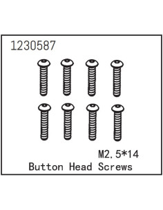 Button Head Screw M2.5x14