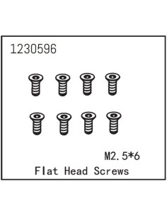 Flat Head Screw M2.5x6