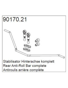 90170.21 Rear anti-roll Bar...