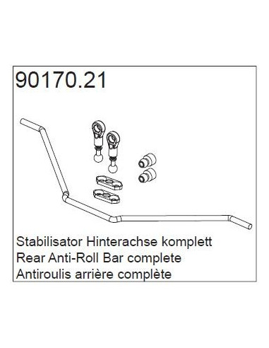 90170.21 Rear anti-roll Bar complete (1)