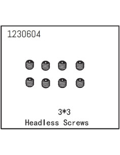 Headless Screw M3x3